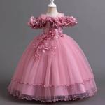 Robe de princesses Haut de gamme pour fillettes de 2 à 14 ans